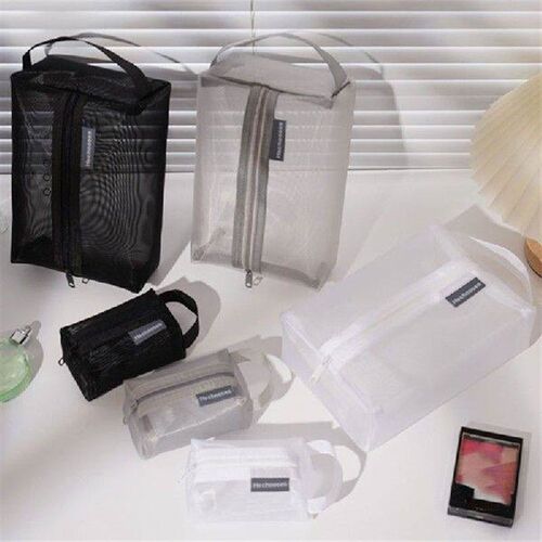 1PCS Travel Mesh Cosmetic Storage Bag Case Portable Womens