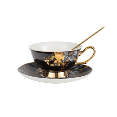 High-looking European ffee Cup And Saucer Set Ceramic Househ