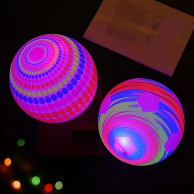 Large Luminous Jumping Ball High Bouncing Rubber Ball for Ch