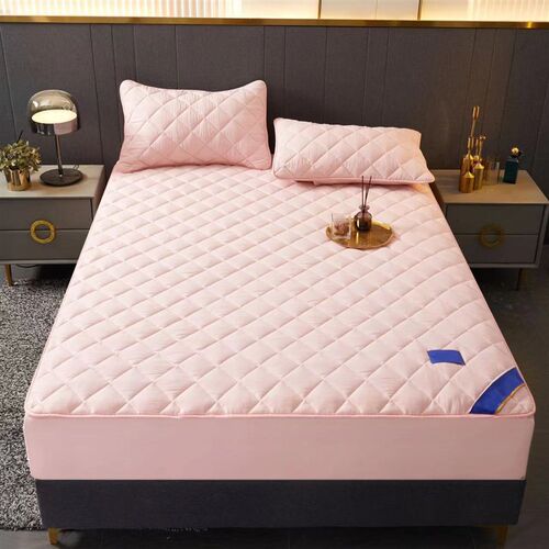 Hotel Fitted Mattress Topper Bed Pad Protecto Cover Queen