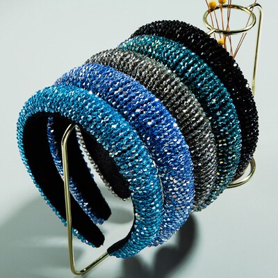 Spring Color Rhinestones Headbands Full Crystal Luxurious Ed