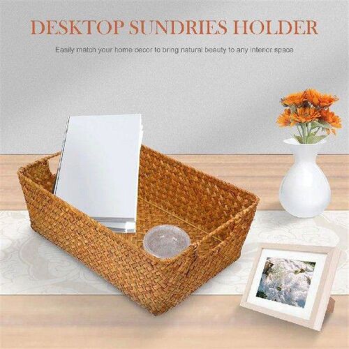 Bread Basket Straw Storage Bins Decorative Baskets Toy