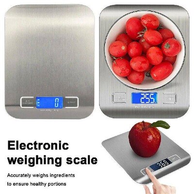 5Kg Kitchen Digital Scale Stainless Steel Precise Small