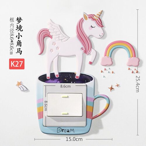 Home Decorations Wall Stickers Switch Protection Sticker Ni