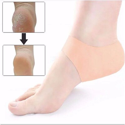 1 Pair Silicone Foot Chapped Care Tool Moisturizing Gel Heel