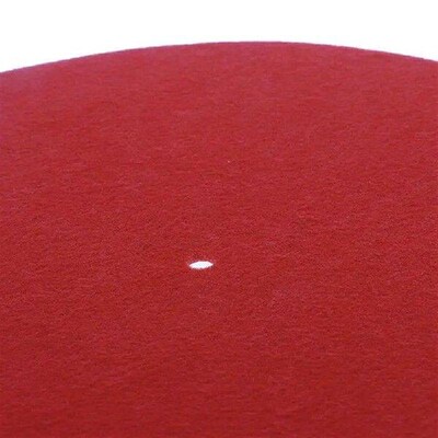 Red Felt Turntable Platter Mat Vinyl Record Felt Record Pad