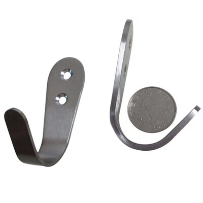2pcs/Lot Stainless Steel Door Hook Kitchen Cabinet Clothes W