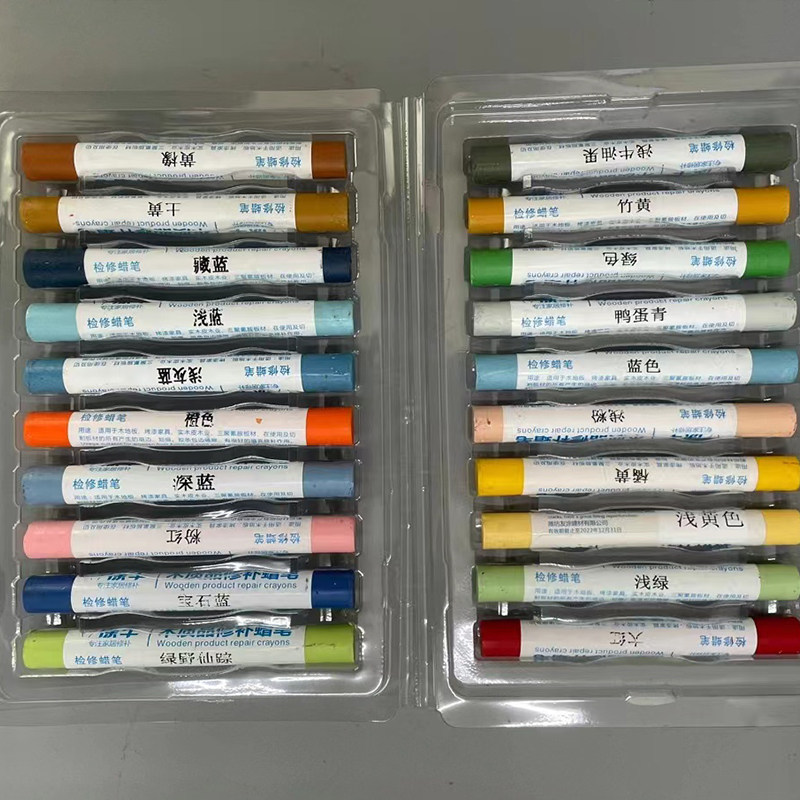 修补蜡笔装家具修复钉眼踢脚线板材橱柜补缝隙修补蜡一整盒装,基础建材,色精,淘宝优惠券,粉丝福利购,淘宝优惠卷