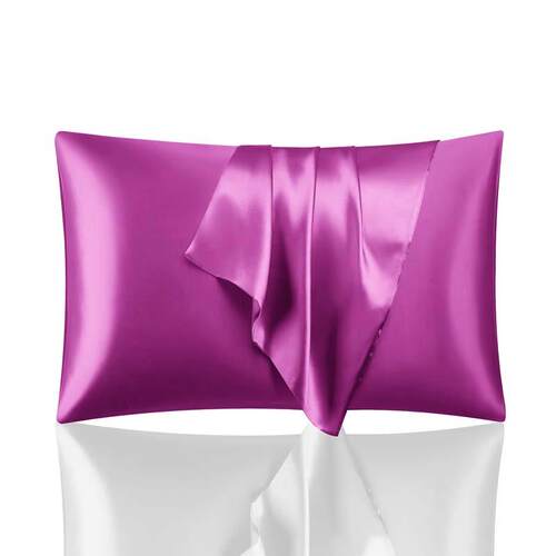 2 Pack Satin Silk Pillowcase Pillow Case Pillow Cover 48x74