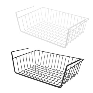 Kitchen Rack Hanging Under Cupboard Iron Storage Shelf Mesh