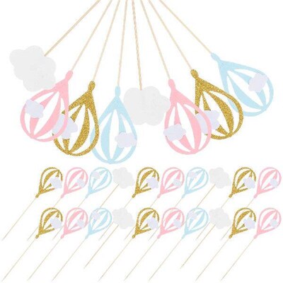 30 PCS Fruit Cakes Topper Baby Shower Dessert Toppers