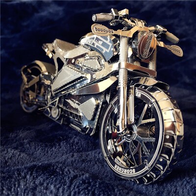 3D Vengeance Motorcycle Model Metal Assembly DIY Puzzle Toys