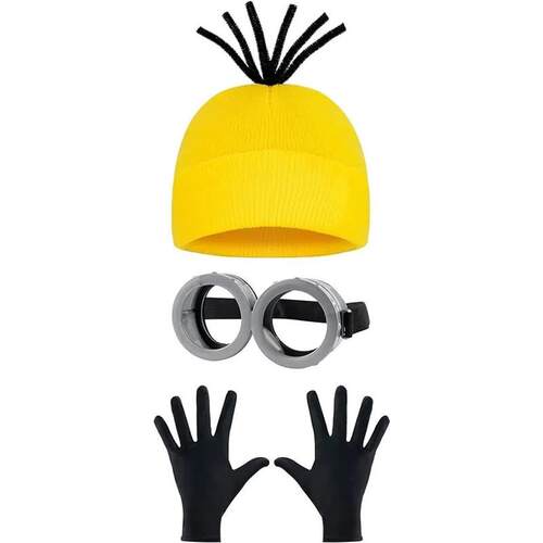Halloween Party Minion Costumes Little Yellow Man Cosplay Mo