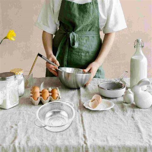 Fine Mesh Colander Stainless Steel Storage Basket Spider