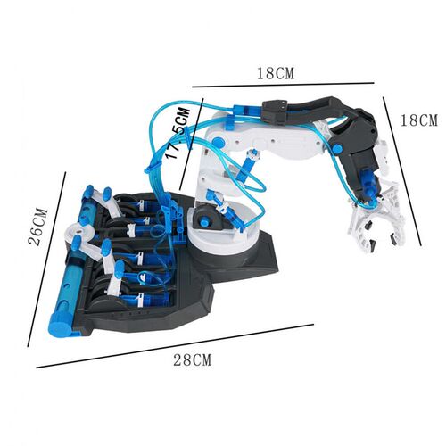Diy 3In1 Assembled Explore Kids Hydraulic Robot Mechanical