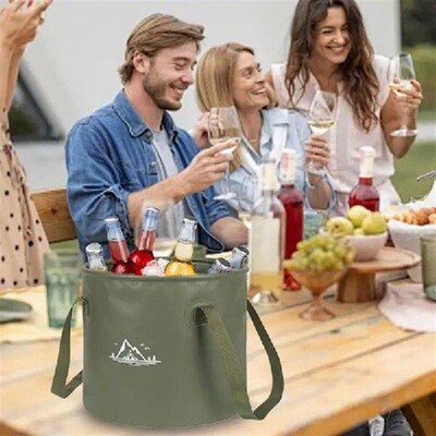 Folding Water Bucket Foldable Outdoor Basin Bucket 20L