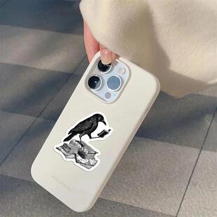 50pcs Halloween Retro Horror Gothic Witch Sticker, Graffiti