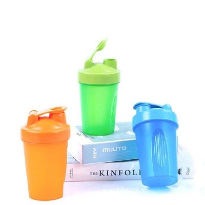 Leeseph Shaker Bottle With Shaker Balls Leak Proof Drink