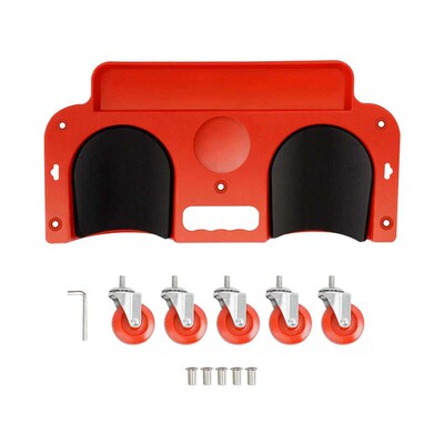 Rolling Knee Creeper/Pads High-Impact Frame 5 Swivel Castor