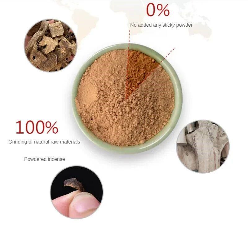 Natural Sandalwood Agarwood Incense Tablets Indoor Meditatio - 实物图