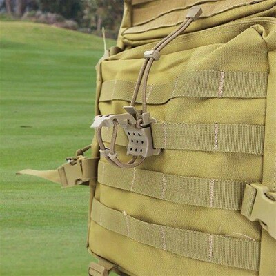 Binding Clip Flashlight Water Bottle Fixed MOLLE Gear