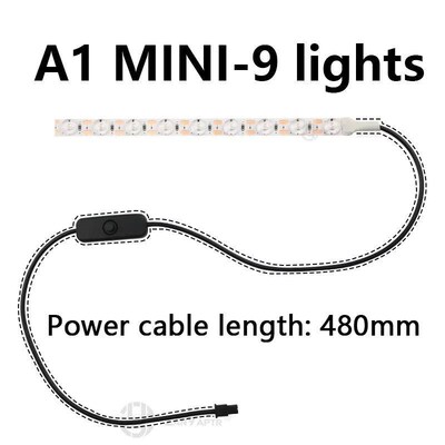 For Bambu Lab A1/ A1mini Led Light Strip Ra95 Fill light 24V