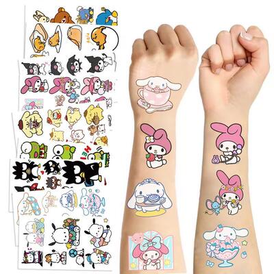 Christmas Halloween Pumpkins Tattoo Sticker Temporary Fake