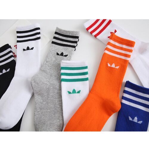 2023 New Fashion Pure Color High Tube  Men and Women Cotton