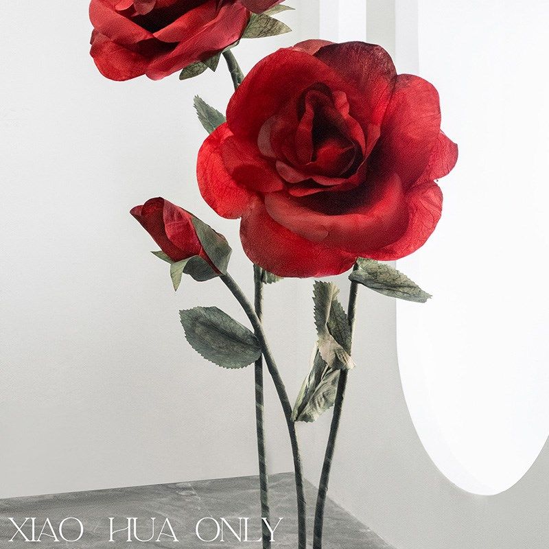 红色玫瑰仿真花婚礼婚庆道具装饰橱窗舞台T台摆件大型手工纸艺花,节庆用品/礼品,婚庆绢花,淘宝优惠券,粉丝福利购,淘宝优惠卷