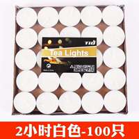 100pcs smokeless candles Boil tea candle tealight lights candle thumbnail 4