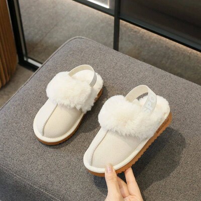Kids Slippers Girls Casual Shoes 2023 New Boys Shoes Elastic