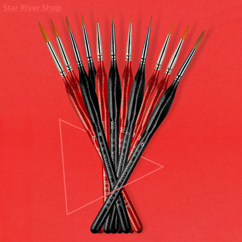 1Set Numbers Brushes Artistic Accessories Multipurpose Paint