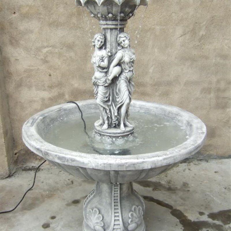 庭院假山鱼池水池增氧加湿摆设流水喷泉时尚装饰品花盆欧式摆件