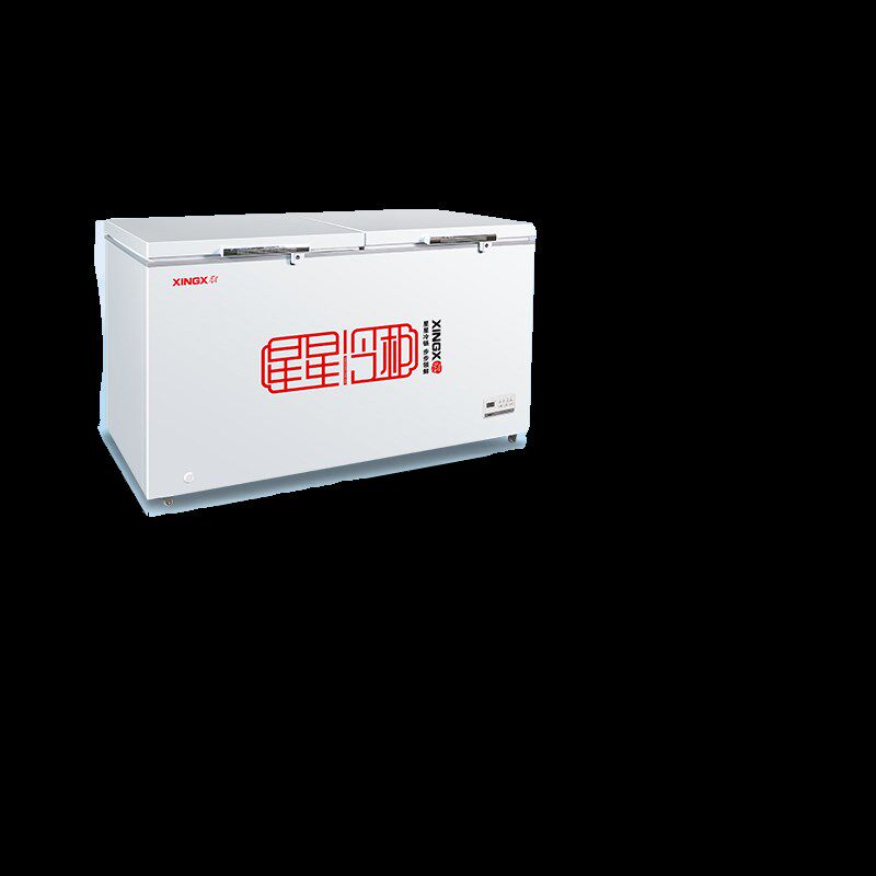 星星冰柜商用大容量超低温全冷冻冷藏冷冻柜718升卧式保鲜柜冷柜