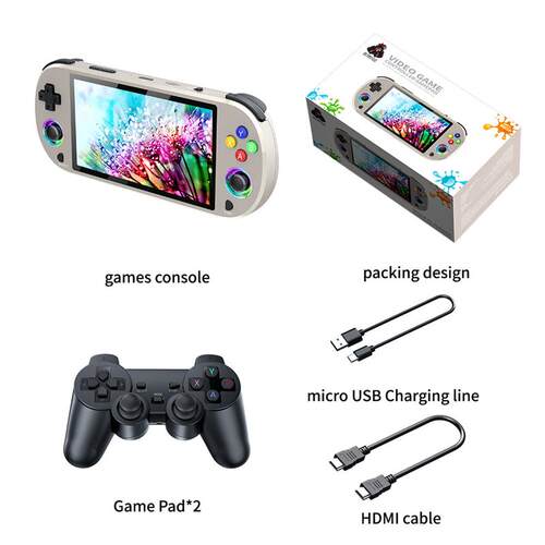 M22pro Game nsole Handheld Game nsole Double Hd 5 Inch Handh