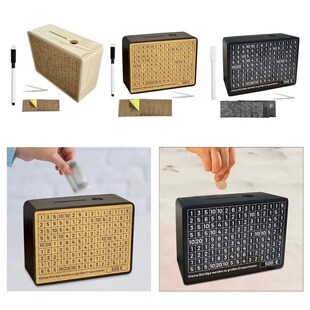 Wooden Money Box Money Saving Box Dorm Durable with Savings