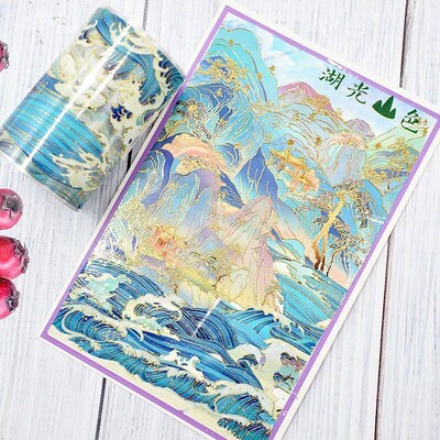 PET Washi Tapes Masking Antiquities Landscaping Decorative P