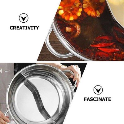 Hand-Pulled Noodle Stainless Steel Mandarin Duck Pot Hutch