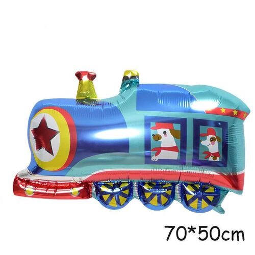1Pc  Cartoon Car  Balloons train Fire Truck Tank Engineering