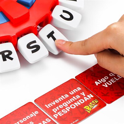 Think A Words Board Game tapple Spanish Version Basta Juego