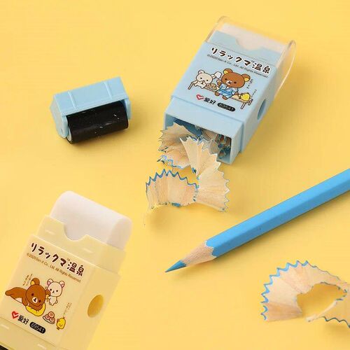 Kawaii Roller Eraser Writing Stationery Correction Pencil Sh