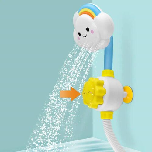 New Bath Toys for Baby Water Game Clouds Model Faucet Shower