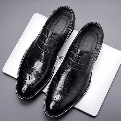 Leather Mens shoes new formal business top leather mens s
