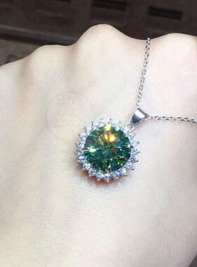 。3Carat eight heart eight arrow plated pt950 imitation blue
