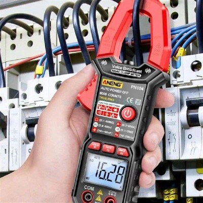 Digital Clamp Meter 6000 Counts Auto-Ranging Multimeter