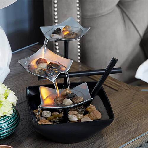 Indoor Water Fountain Desktop Relaxation Water Fountain Flow