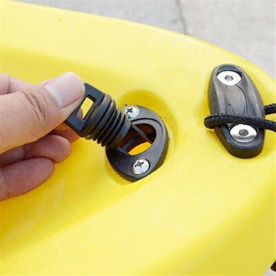 Stainless Steel Dinghy Canoe Boat Oval Drain Plug Marine