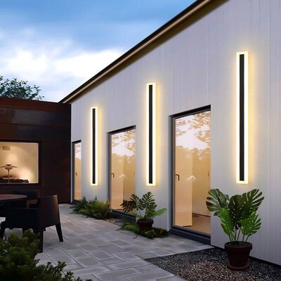 Waterproof LED Long Wall Light Modern Ip65 Outdoor Lighting