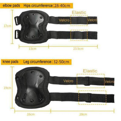 Camo Tactical KneePad Elbow Pads Military Knee Protector Arm