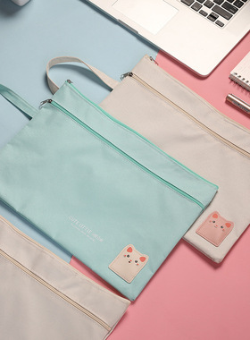 1pc A4 Size File Folder Bag Documents Stationery Books Stora